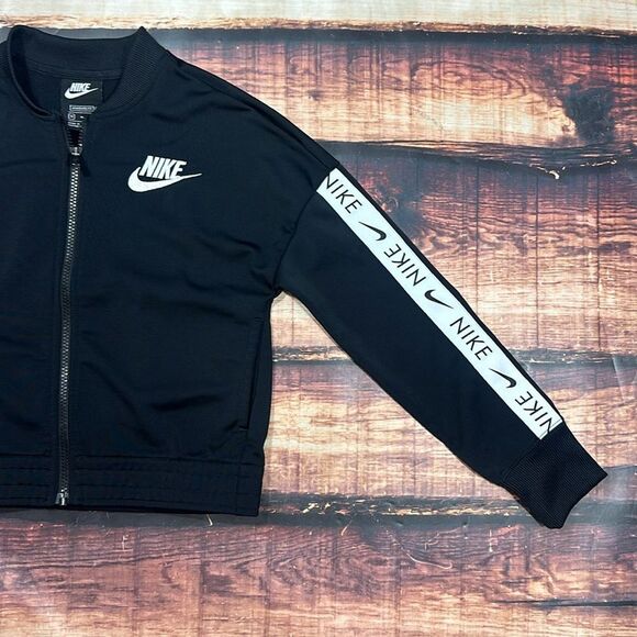 Nike Track Jacket Youth Black - Picture 5 of 6